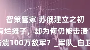 智策管家 苏俄建立之初，手中仅有烂摊子，却为何仍能击溃100万敌军？_军队_白卫军_政权